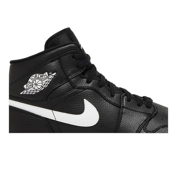 Jordan 1 Mid TD Mens Football Cleats Size 10.5 Black/White (2023) FJ6805 001 NEW main image 6